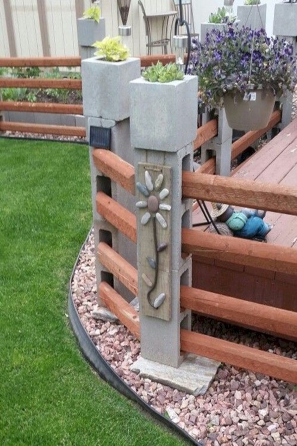 Decorative Cinder Block Planter Ideas