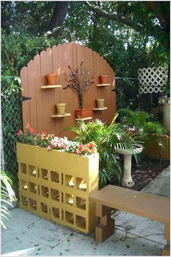 Decorative Cinder Block Planter Ideas