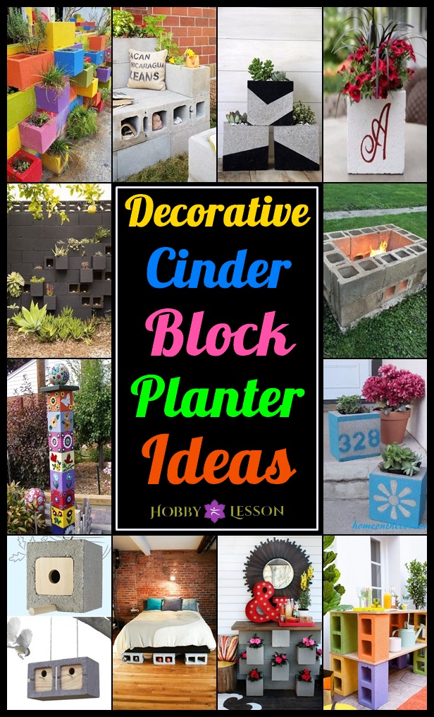 Decorative Cinder Block Planter Ideas