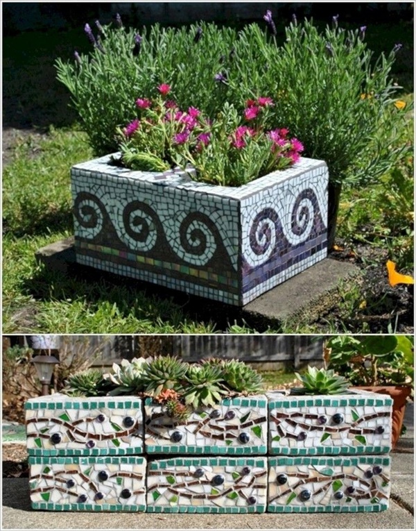 Decorative Cinder Block Planter Ideas