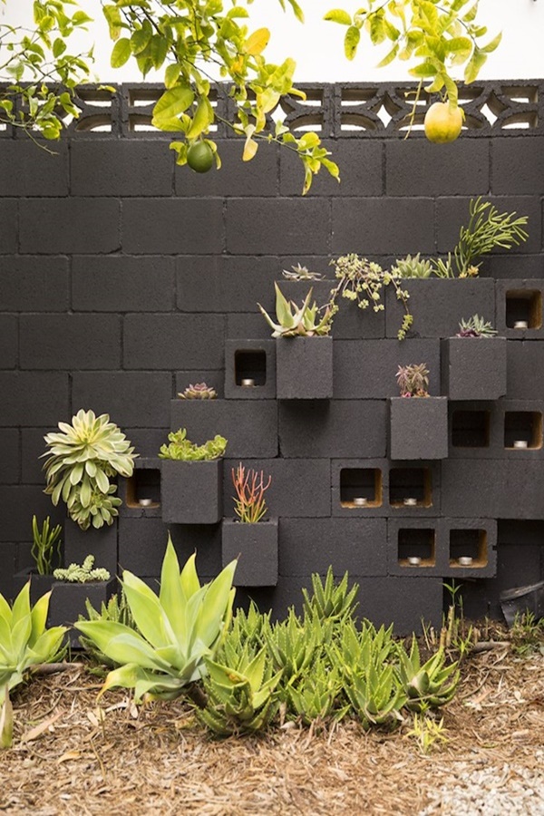 Decorative Cinder Block Planter Ideas