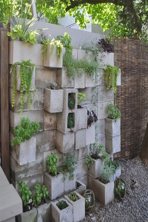 Decorative Cinder Block Planter Ideas