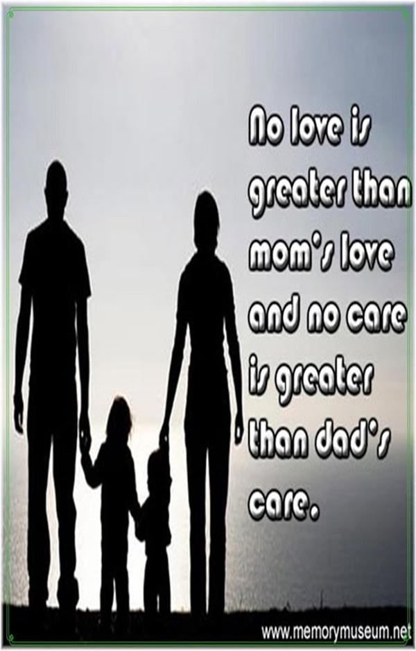 Heartwarming Mother and Father Love Quotes