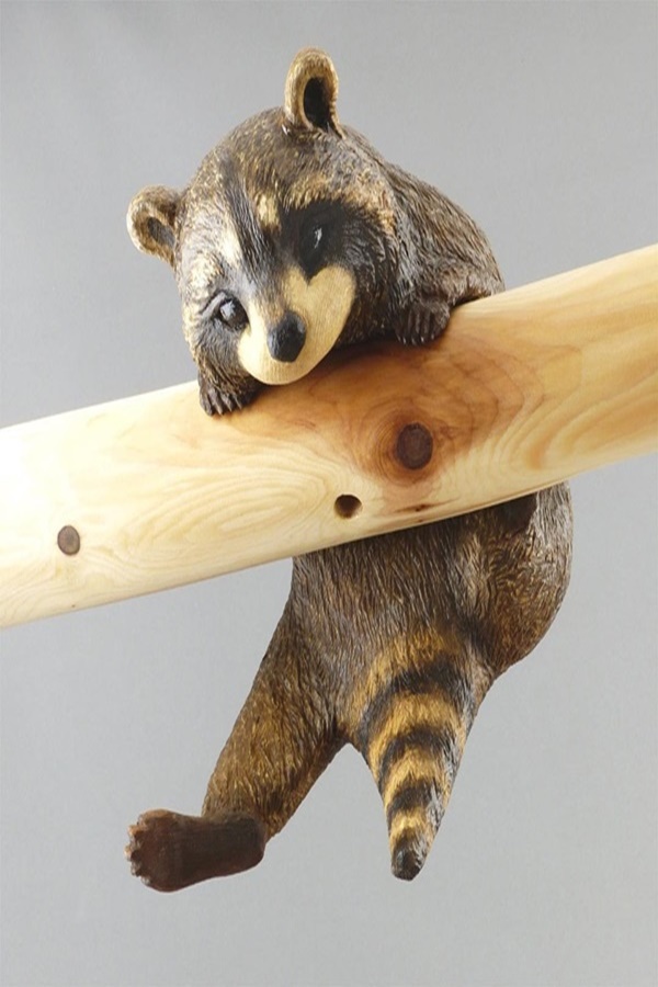 Realistic Handmade Wooden Animals Sculptures