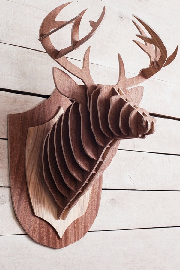 Realistic Handmade Wooden Animals Sculptures