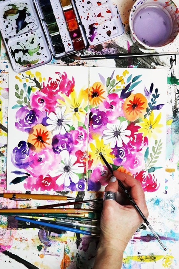 [Get 36+] Easy Watercolor Painting Ideas For Beginners Flowers