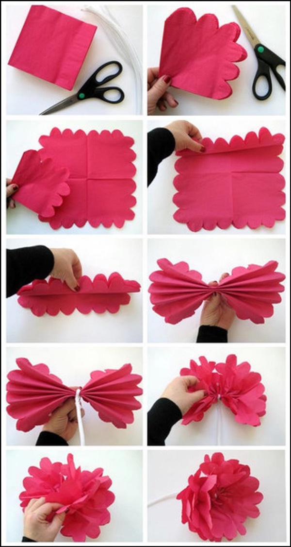 Amazing Paper Napkin Craft Ideas