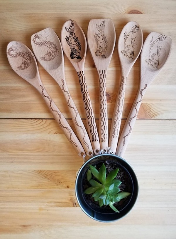 Beautiful Examples Of Engraved Wooden Spoons