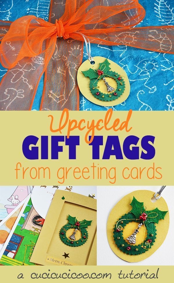 40 Crafts to make with Old Greeting Cards