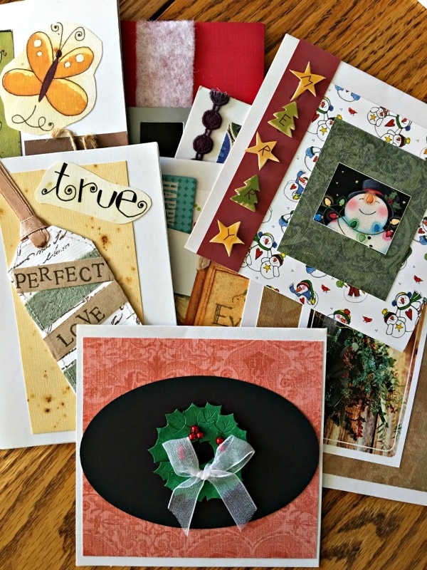 Crafts to make with Old Greeting Cards