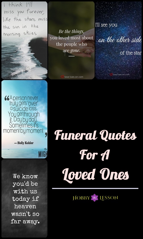 Funeral Quotes For A Loved Ones