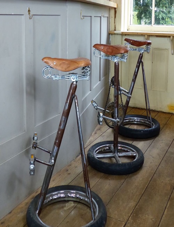 Great Ideas To Recycle Old Bicycle Parts