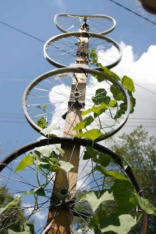 Great Ideas To Recycle Old Bicycle Parts