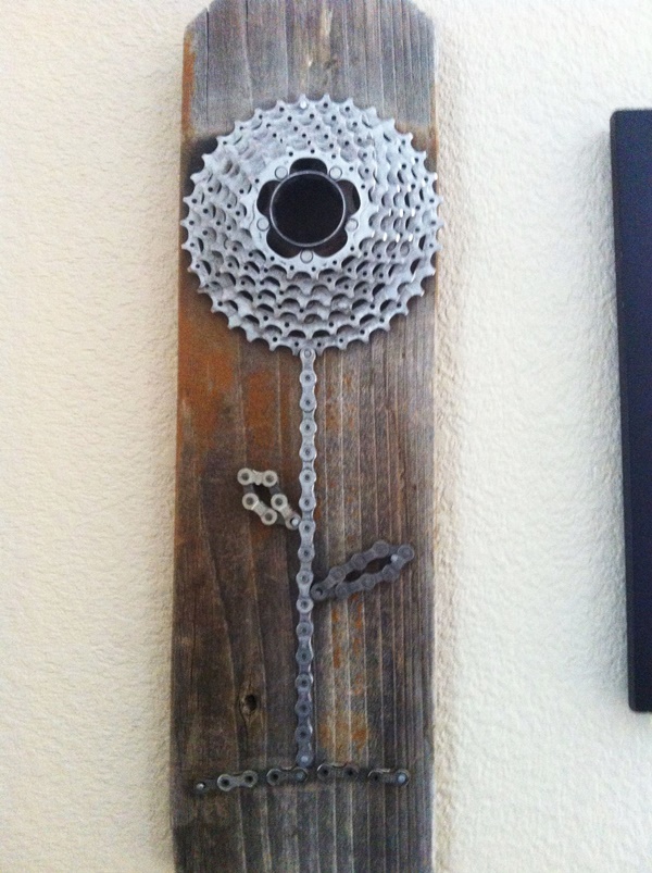 Great Ideas To Recycle Old Bicycle Parts