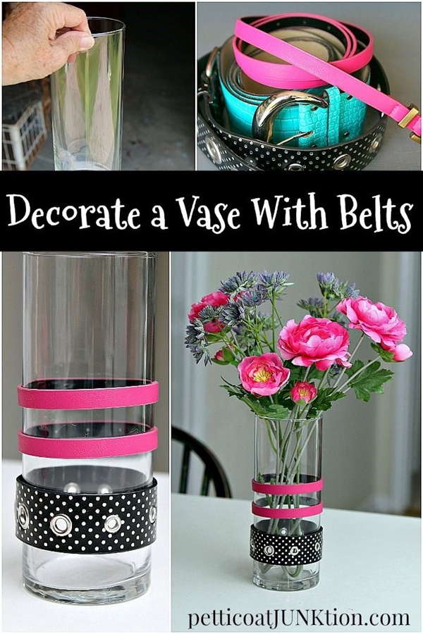 Ways to Reuse old Belts to Decor your House