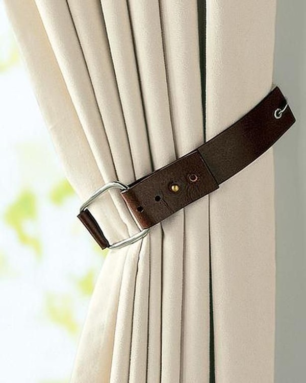 Ways to Reuse old Belts to Decor your House