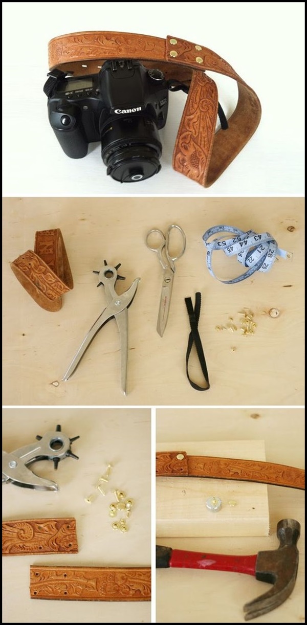 Ways to Reuse old Belts to Decor your House