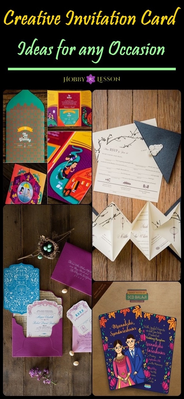 Creative Invitation Card Ideas for any Occasion