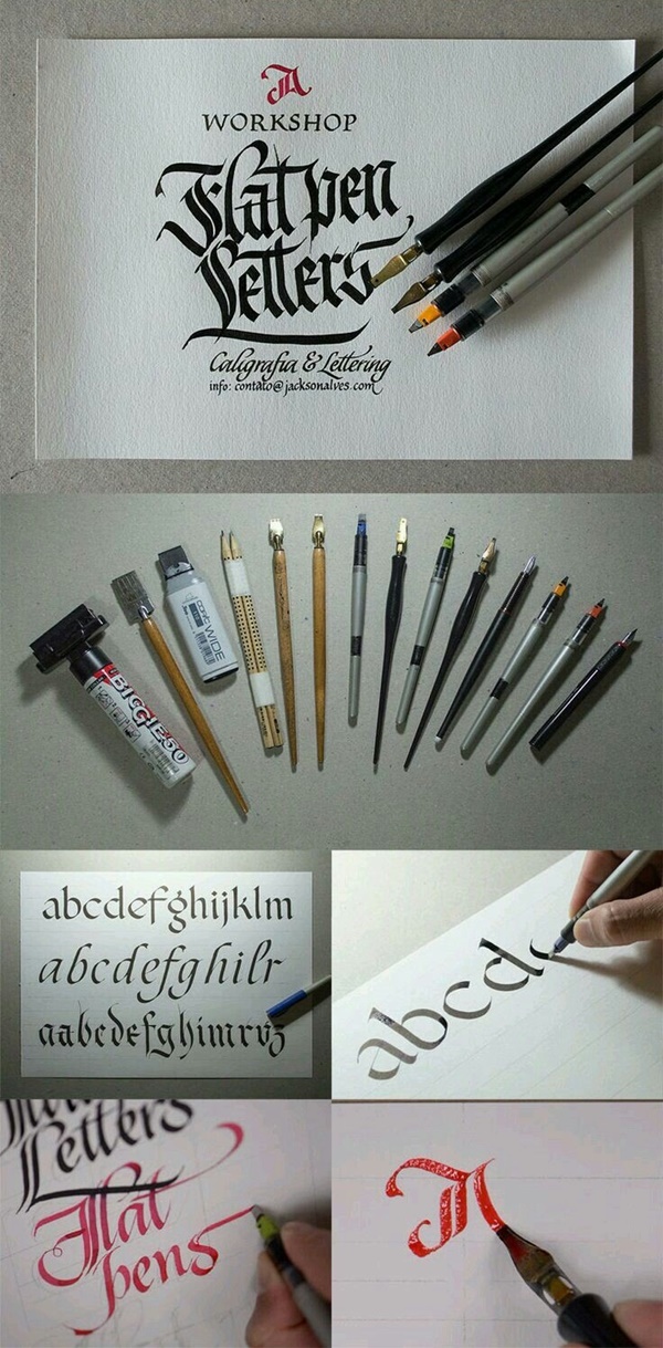 Different Types of Calligraphy pens For Beginners