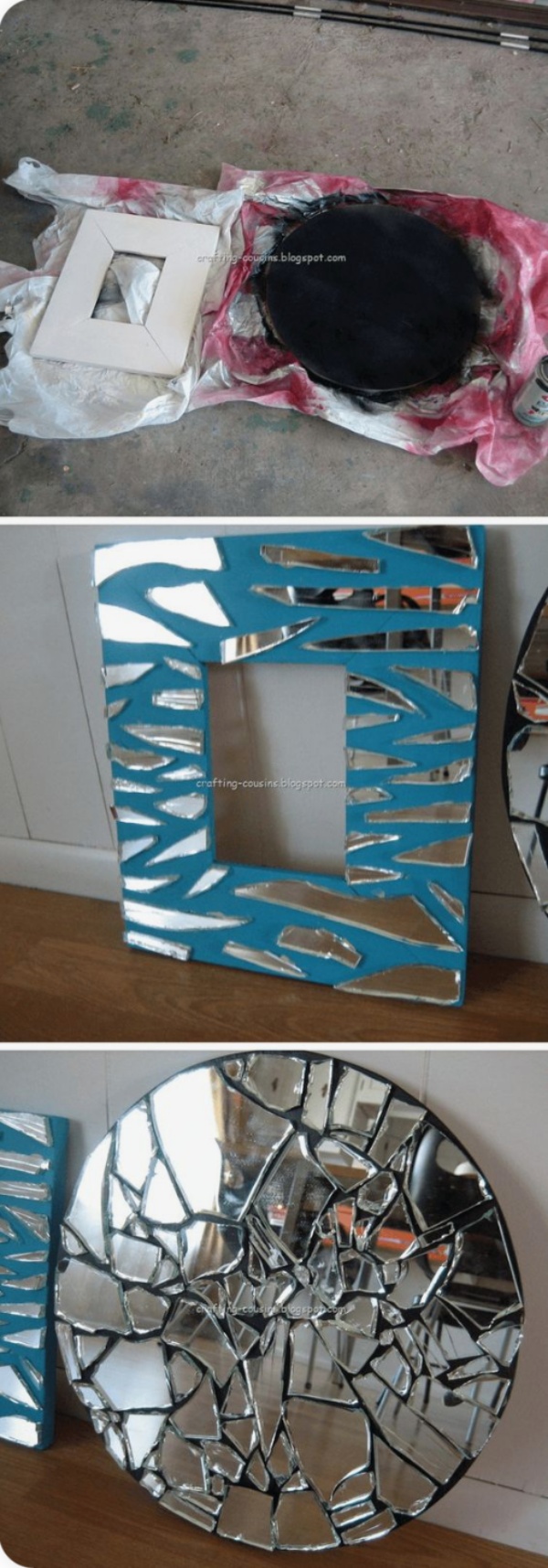 Amazing Ideas to Upcycle Broken Mirror