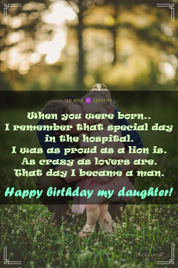 Happy Birthday Daughter Quotes from Father