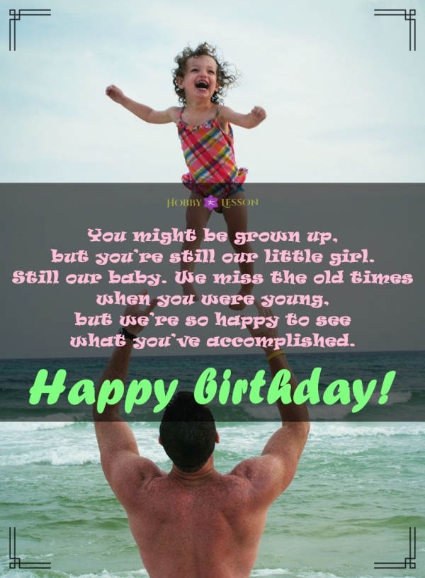 Happy Birthday Daughter Quotes from Father