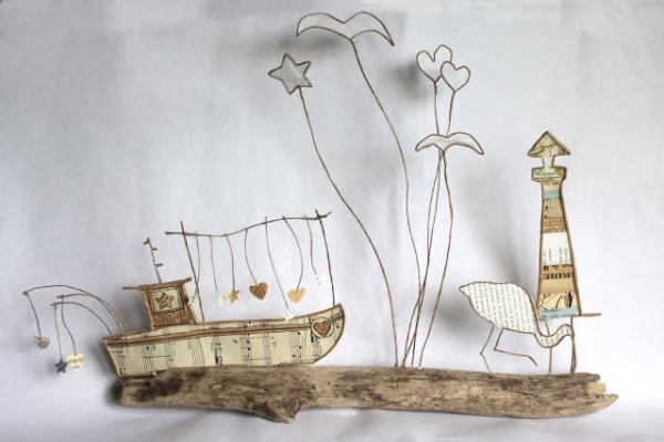 DIY Craft Figures Made with Paper Wire