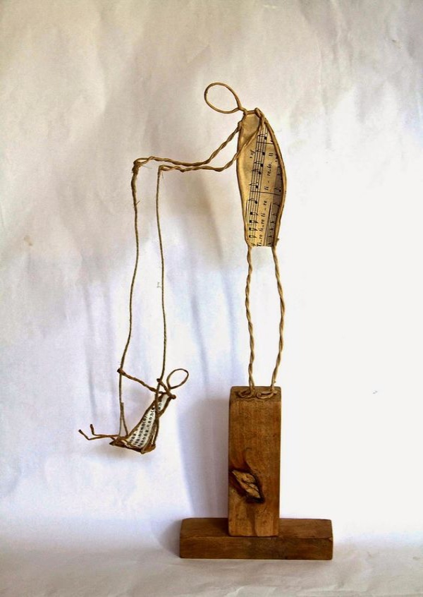 DIY Craft Figures Made with Paper Wire