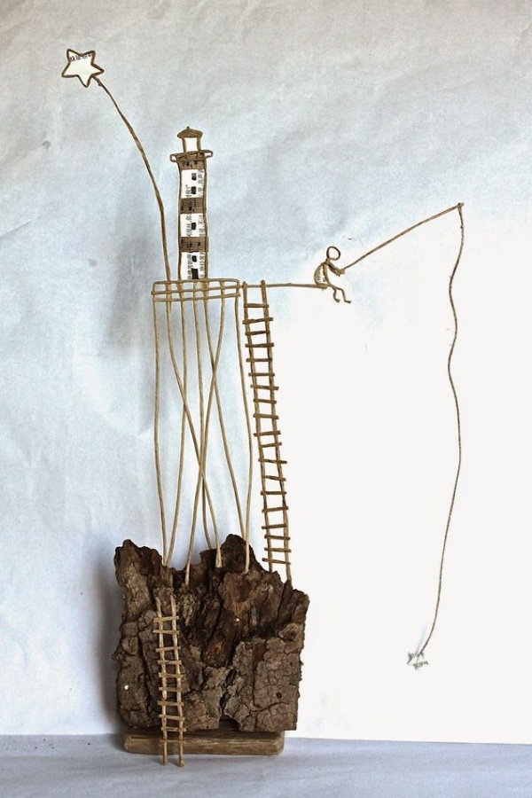 DIY Craft Figures Made with Paper Wire
