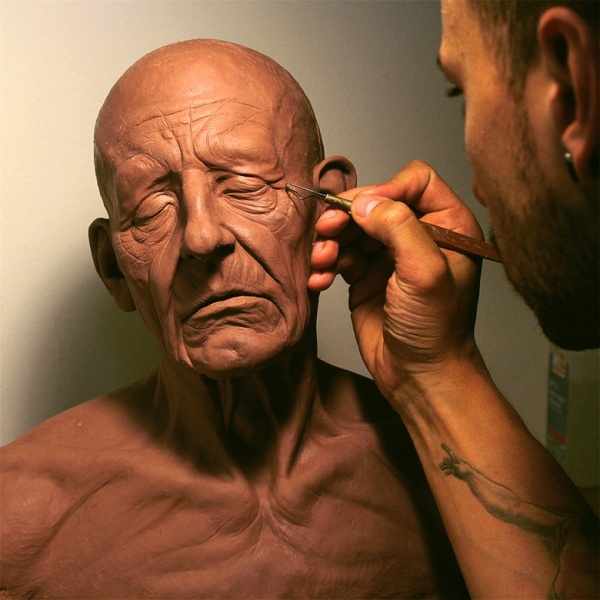 Realistic Human Clay Sculpture For Beginners