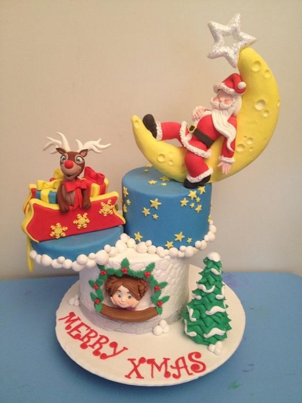 Stunning Christmas Cake Decoration Ideas