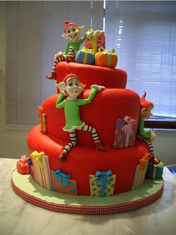 Stunning Christmas Cake Decoration Ideas