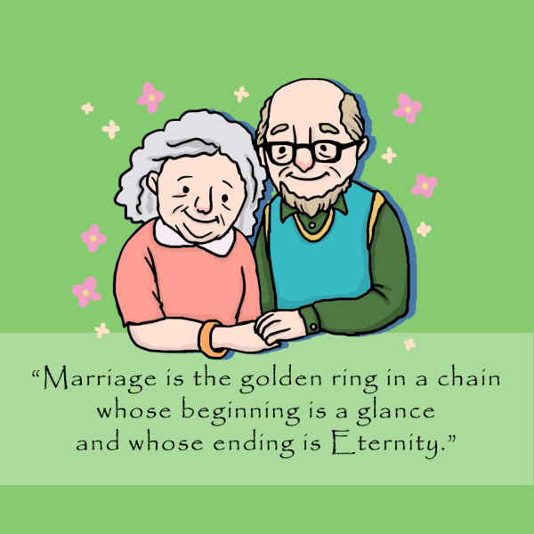 Happy Elderly Couple in Love Quotes