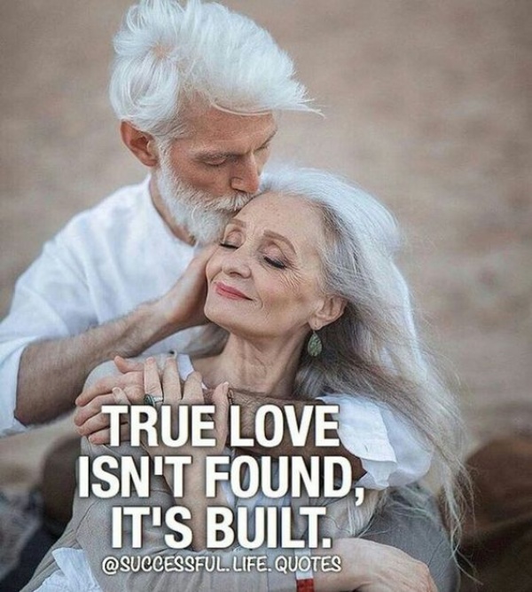 Happy Elderly Couple in Love Quotes