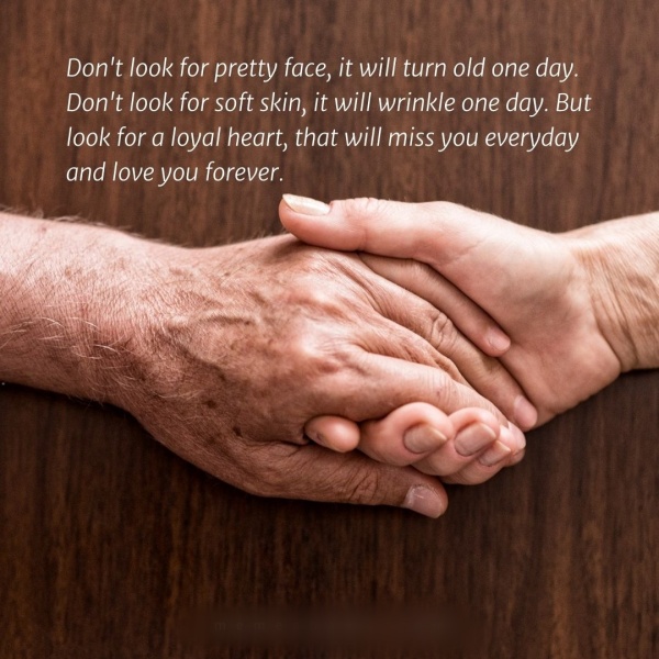 Happy Elderly Couple in Love Quotes