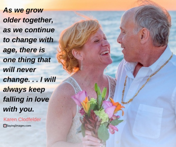 Happy Elderly Couple in Love Quotes