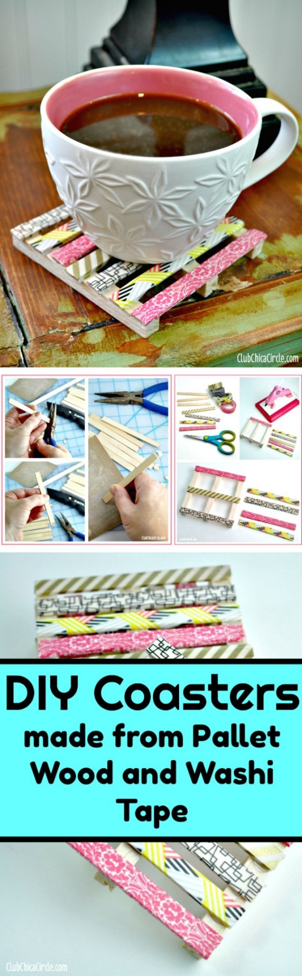 How To Upgrade Your Old Craft With Washi Tapes