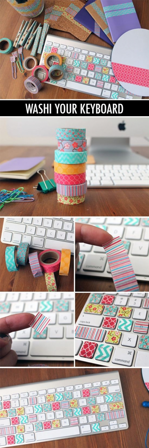 How To Upgrade Your Old Craft With Washi Tapes