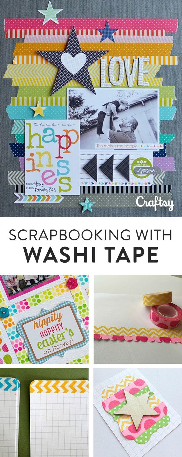 How To Upgrade Your Old Craft With Washi Tapes