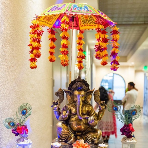 DIY Recycling Ganpati Pooja Decoration Ideas