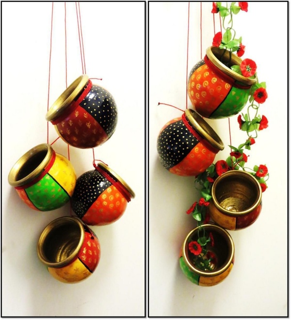 DIY Recycling Ganpati Pooja Decoration Ideas