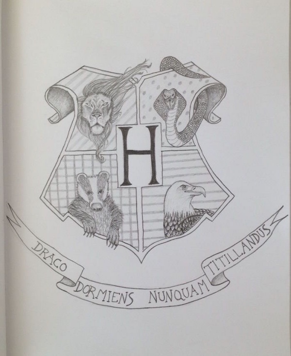 harry potter simple drawing