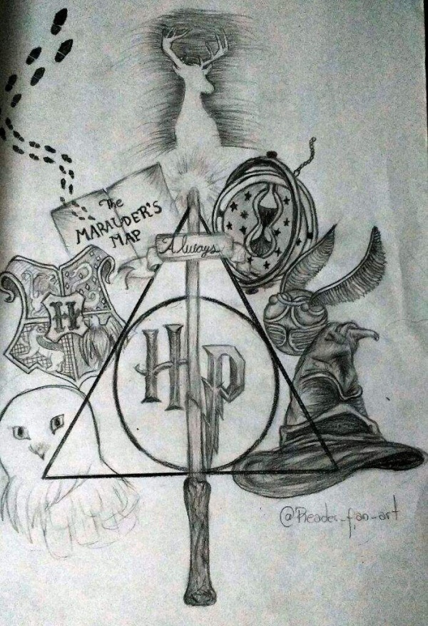 Easy Harry Potter Drawings Ideas