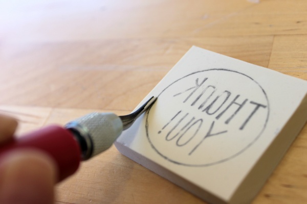 How To Make A Wooden Stamp With Your Own Art