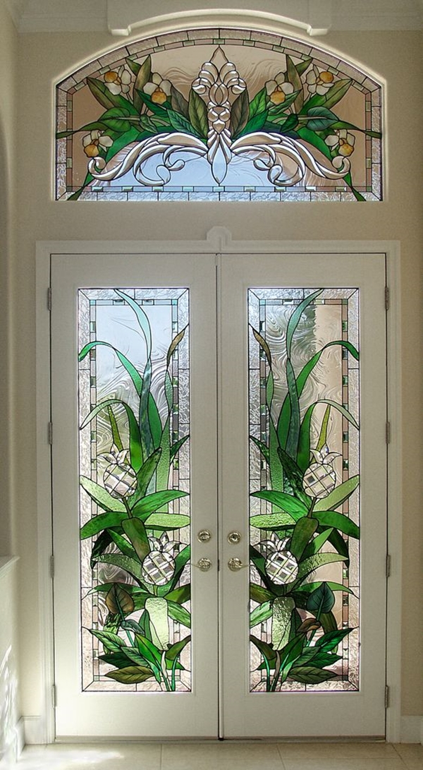 40 Main Door Glass Painting Designs - Hobby Lesson