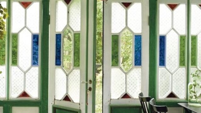40 Main Door Glass Painting Designs