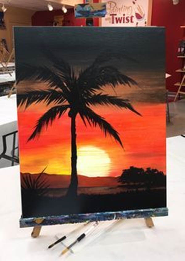  Beautiful Sunset Acrylic Painting Ideas For Beginners