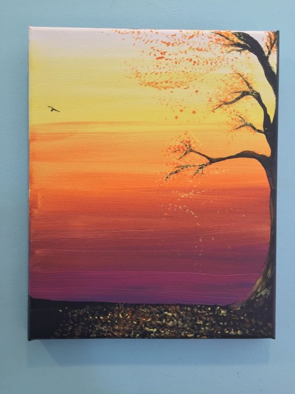 Beautiful Sunset Acrylic Painting Ideas For Beginners