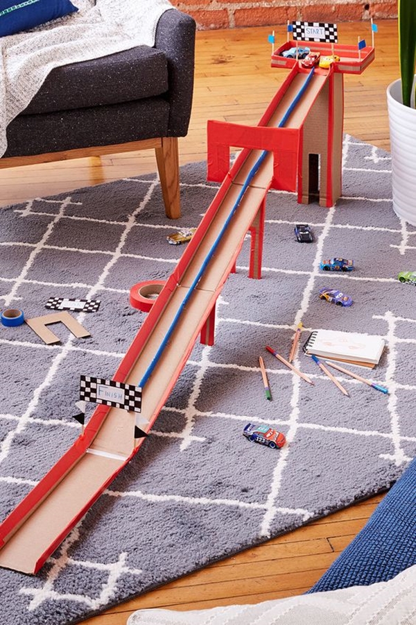 homemade hot wheels track