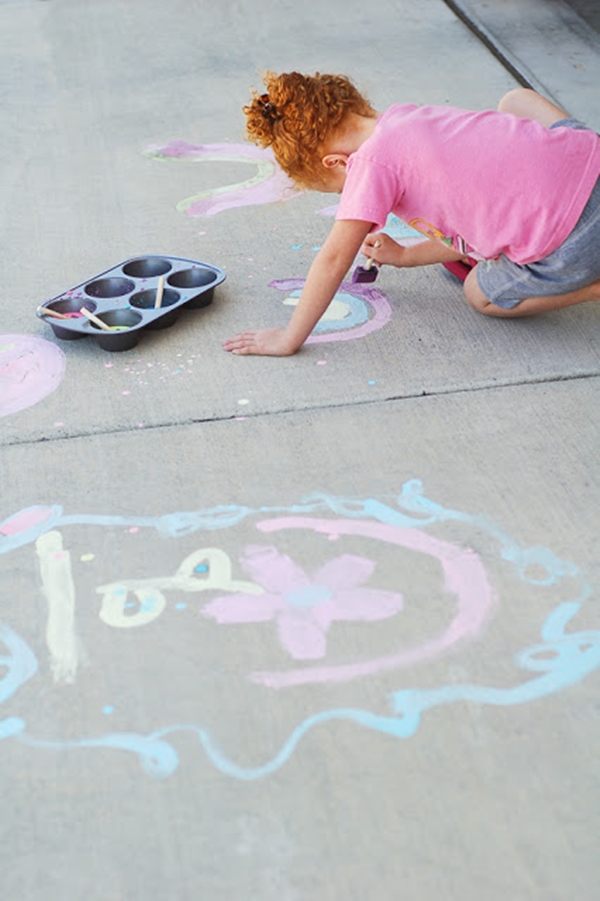 Create Fun Chalk Paint Art With Your Kids